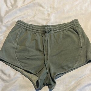 PINK Olive Green Women's Shorts Size M only worn twice